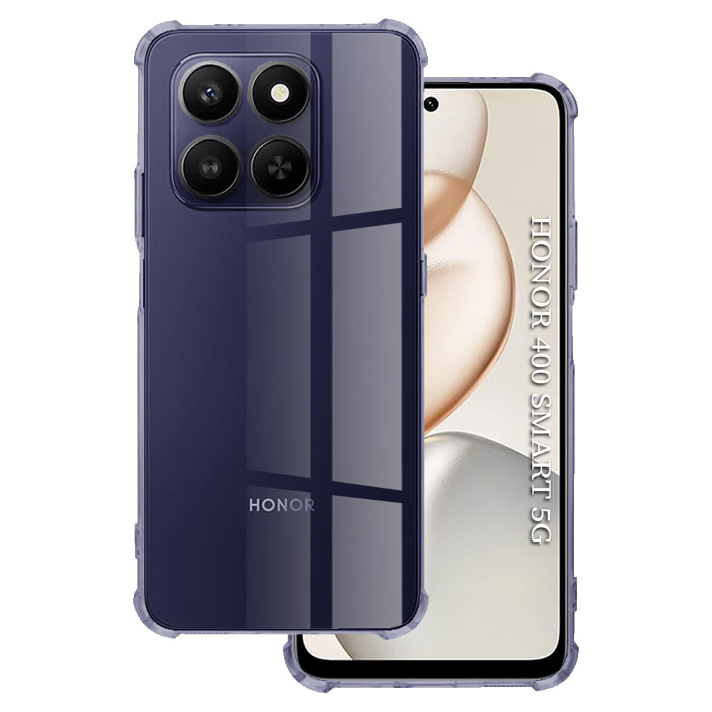 Tok a Honor 400 Smart 4G / X7d 4G / 400 Smart 5G készülékhez, Techsuit, Ütésálló Átlátszó, Füstszínű