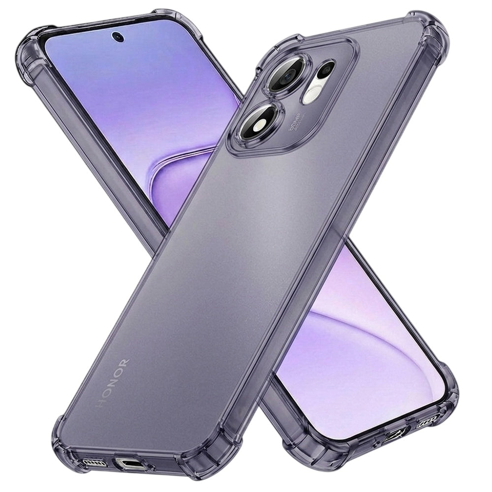 Tok Honor 600 Smart-hoz, Techsuit, Ütésálló Átlátszó, Füstszínű
