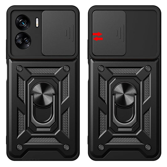 Case for Honor 90 Lite, Techsuit, CamShield, Black