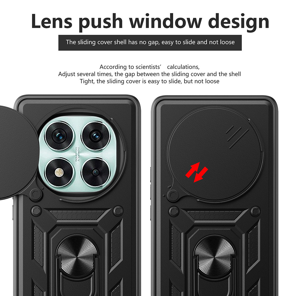 Tok Honor Magic7 Pro-hoz, Techsuit, CamShield, Fekete