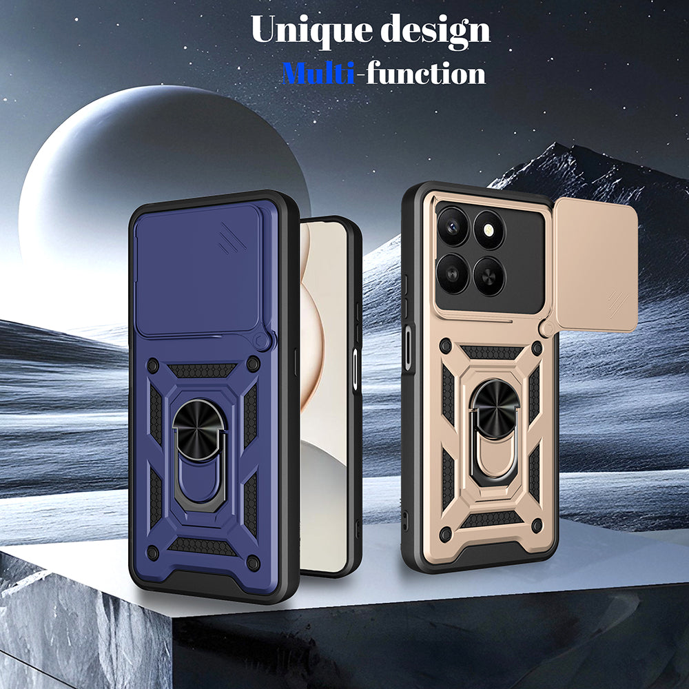 Case for Honor X5c Plus, Techsuit, CamShield, Green
