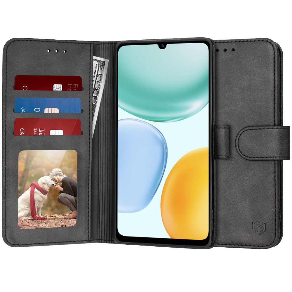 Tok a Honor X5c Plus-hoz, Techsuit, Diary Book, Fekete