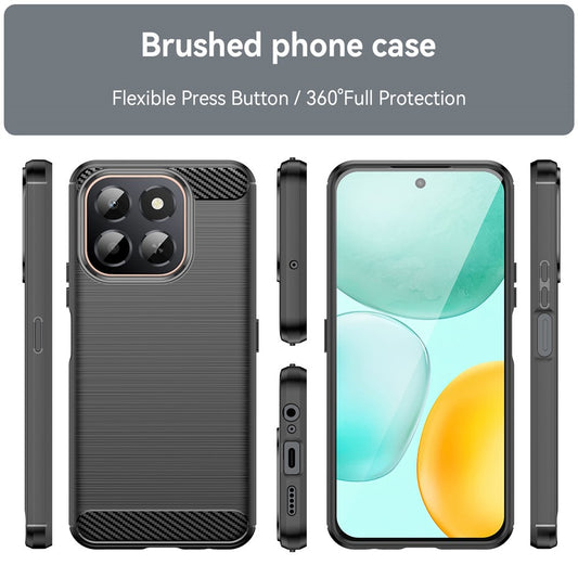 Honor X6c tok, Techsuit, karbon, fekete