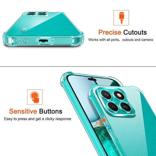 Honor X8c tok, Techsuit, Ütésálló Átlátszó, Átlátszó