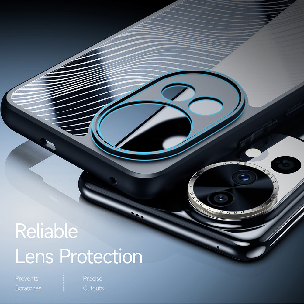 Tok Huawei nova 12 Pro-hoz, DUX DUCIS, Aimo, Fekete