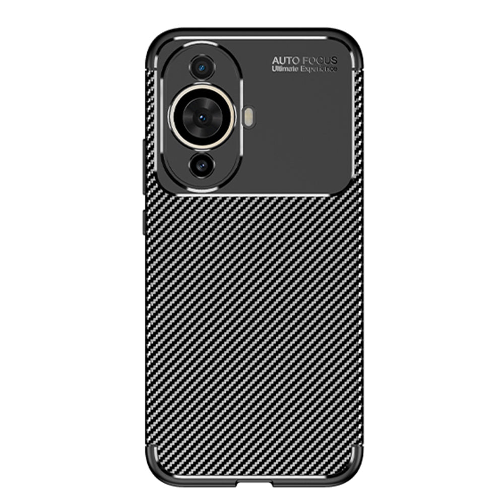 Tok Huawei nova 12s / nova 11-hez, Techsuit, CarbonFiber, Fekete