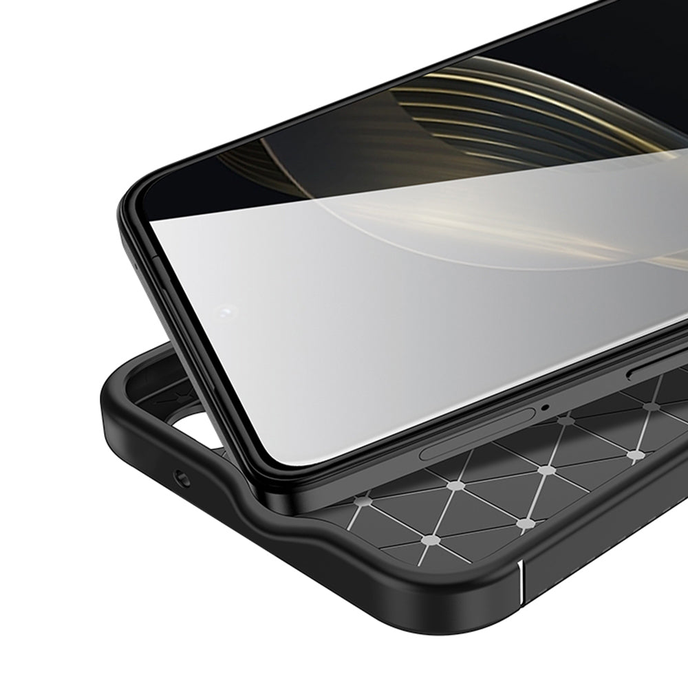 Tok Huawei nova 12s / nova 11-hez, Techsuit, CarbonFiber, Fekete