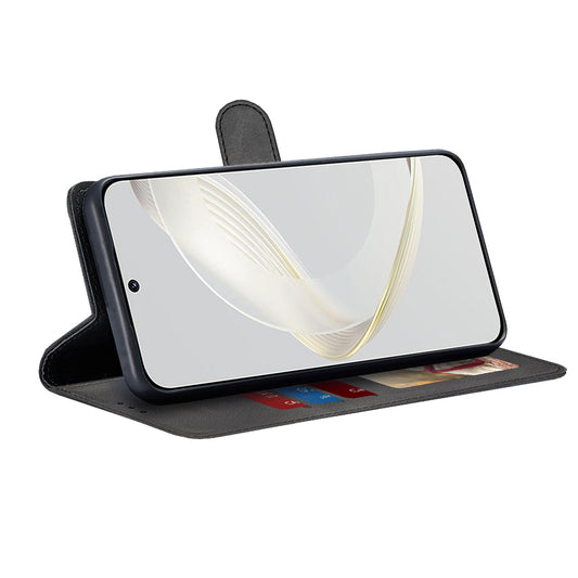 Tok Huawei nova 12s / nova 11-hez, Techsuit, Diary Book, Fekete