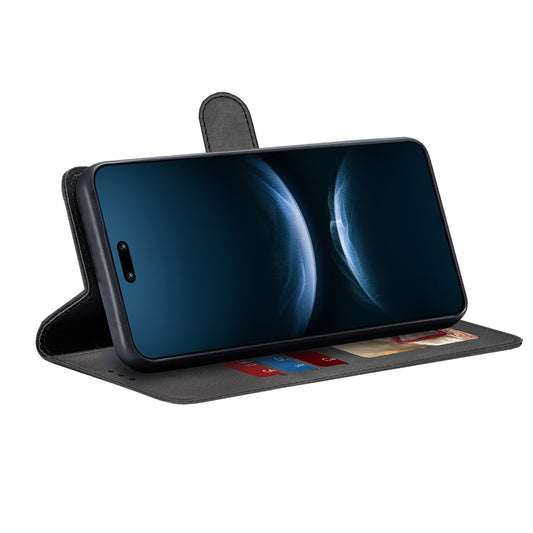 Tok Huawei nova 14 Pro-hoz, Techsuit, Diary Book, Fekete