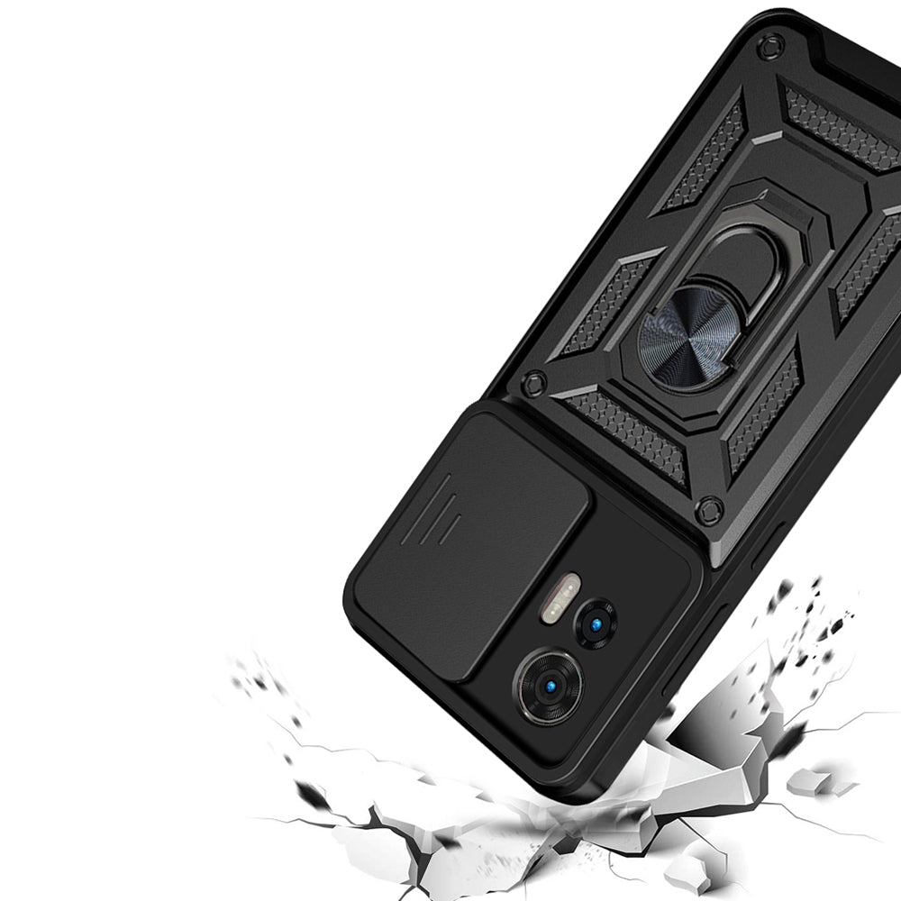 Tok Motorola Edge 50 Fusion készülékhez, Techsuit, CamShield, Zöld