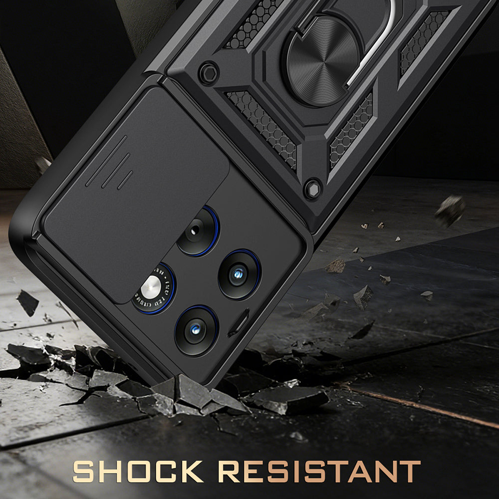 Tok Motorola Edge 70 Fusion-hoz, Techsuit, CamShield, Rózsaarany