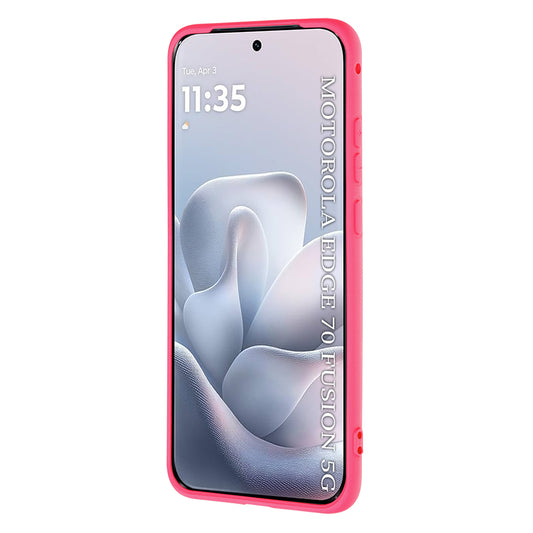 Tok a Motorola Edge 70 Fusion készülékhez, Techsuit, SoftFlex, Sötét rózsaszín