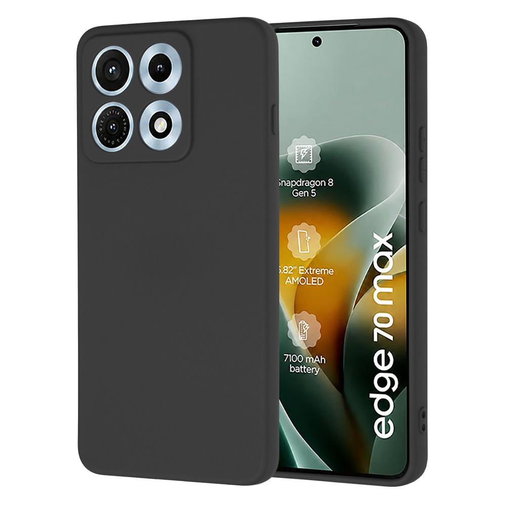 Tok Motorola Edge 70 Max-hoz, Techsuit, SoftFlex, Fekete