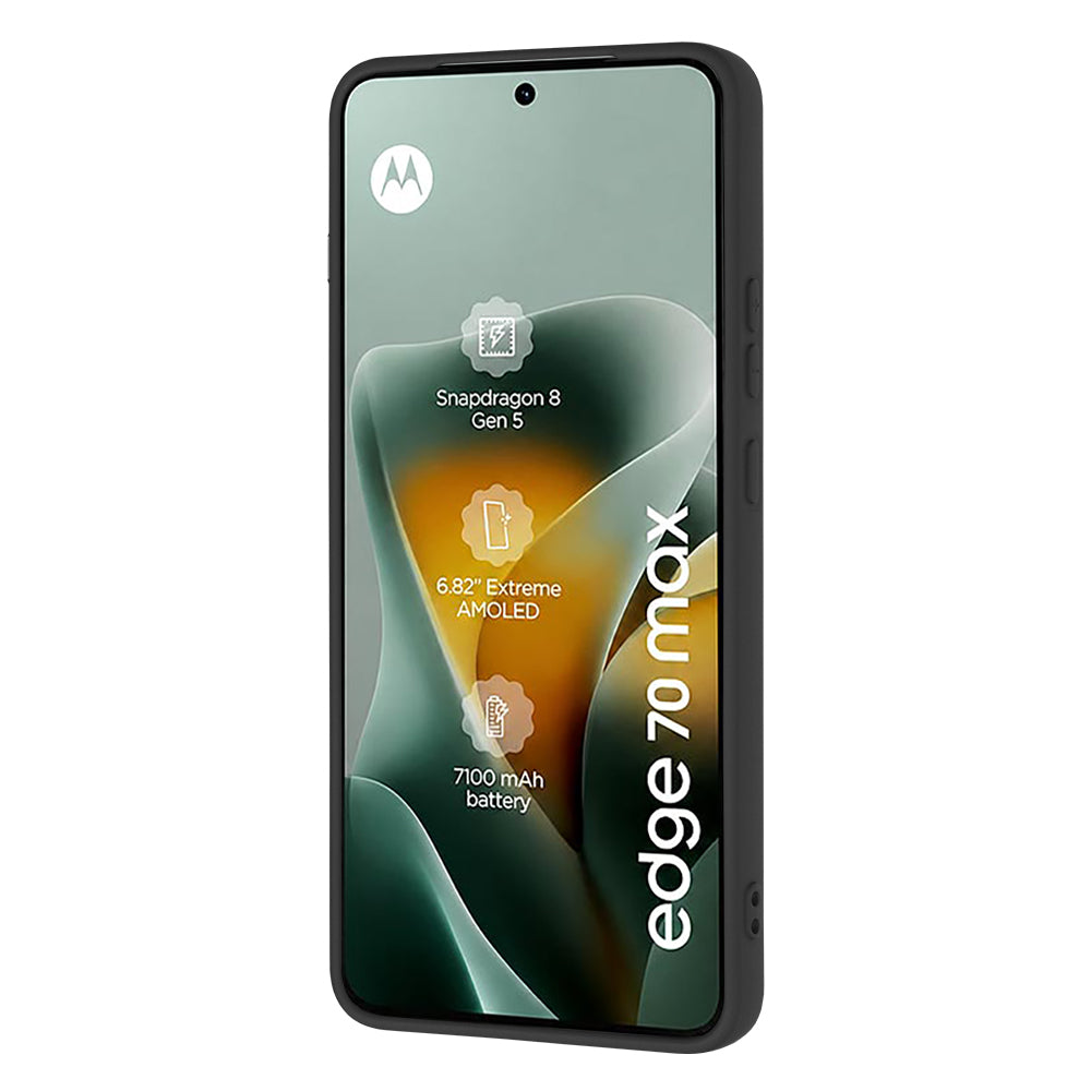 Tok Motorola Edge 70 Max-hoz, Techsuit, SoftFlex, Fekete