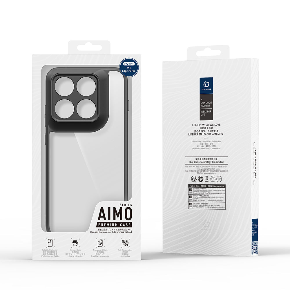 Tok a Motorola Edge 70 Pro-hoz, DUX DUCIS, Aimo, Fekete