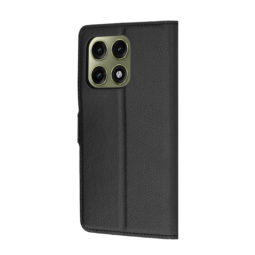 Tok a Motorola Edge 70 Pro-hoz, Techsuit, bőr folio, fekete