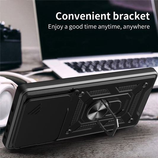 Tok Motorola Edge 70-hoz, Techsuit, CamShield, Kék