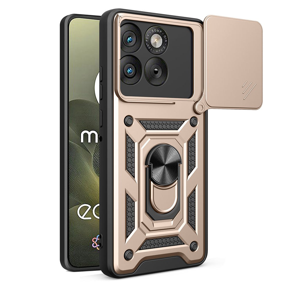 Tok Motorola Edge 70-hez, Techsuit, CamShield, Arany