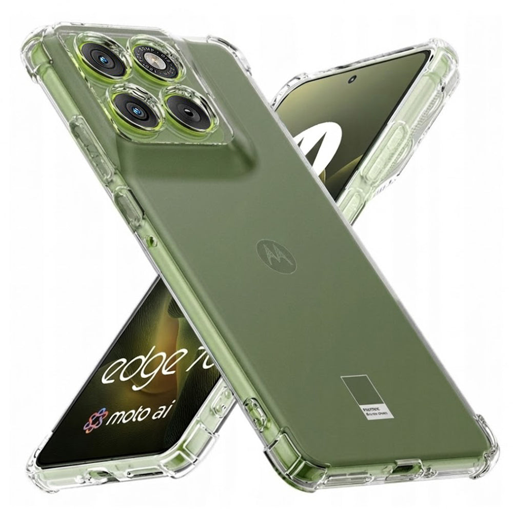 Tok Motorola Edge 70-hez, Techsuit, Ütésálló Átlátszó, Átlátszó