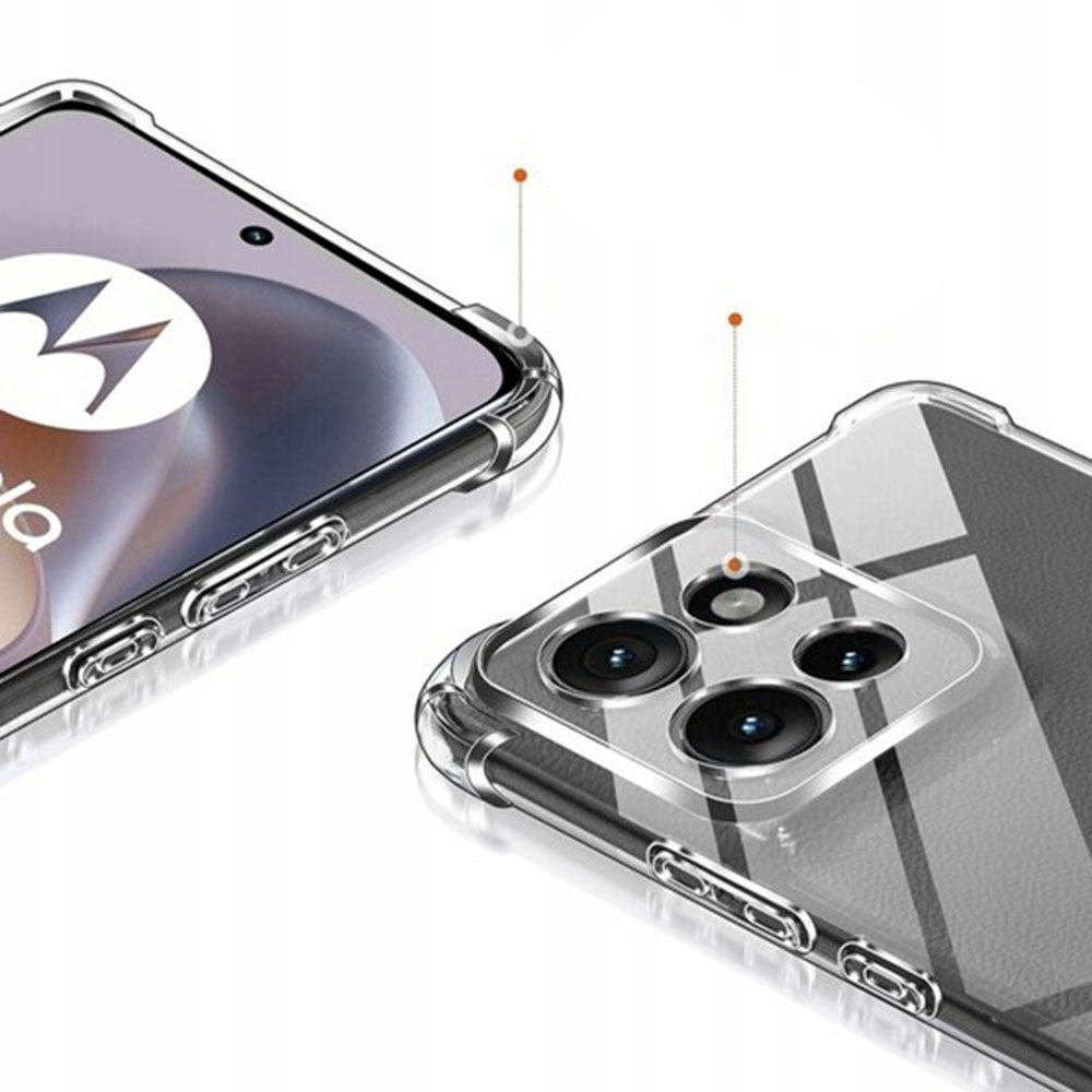 Tok Motorola Edge 70-hez, Techsuit, Ütésálló Átlátszó, Átlátszó