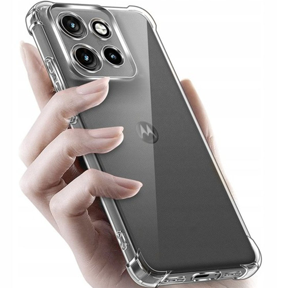 Tok Motorola Edge 70-hez, Techsuit, Ütésálló Átlátszó, Átlátszó