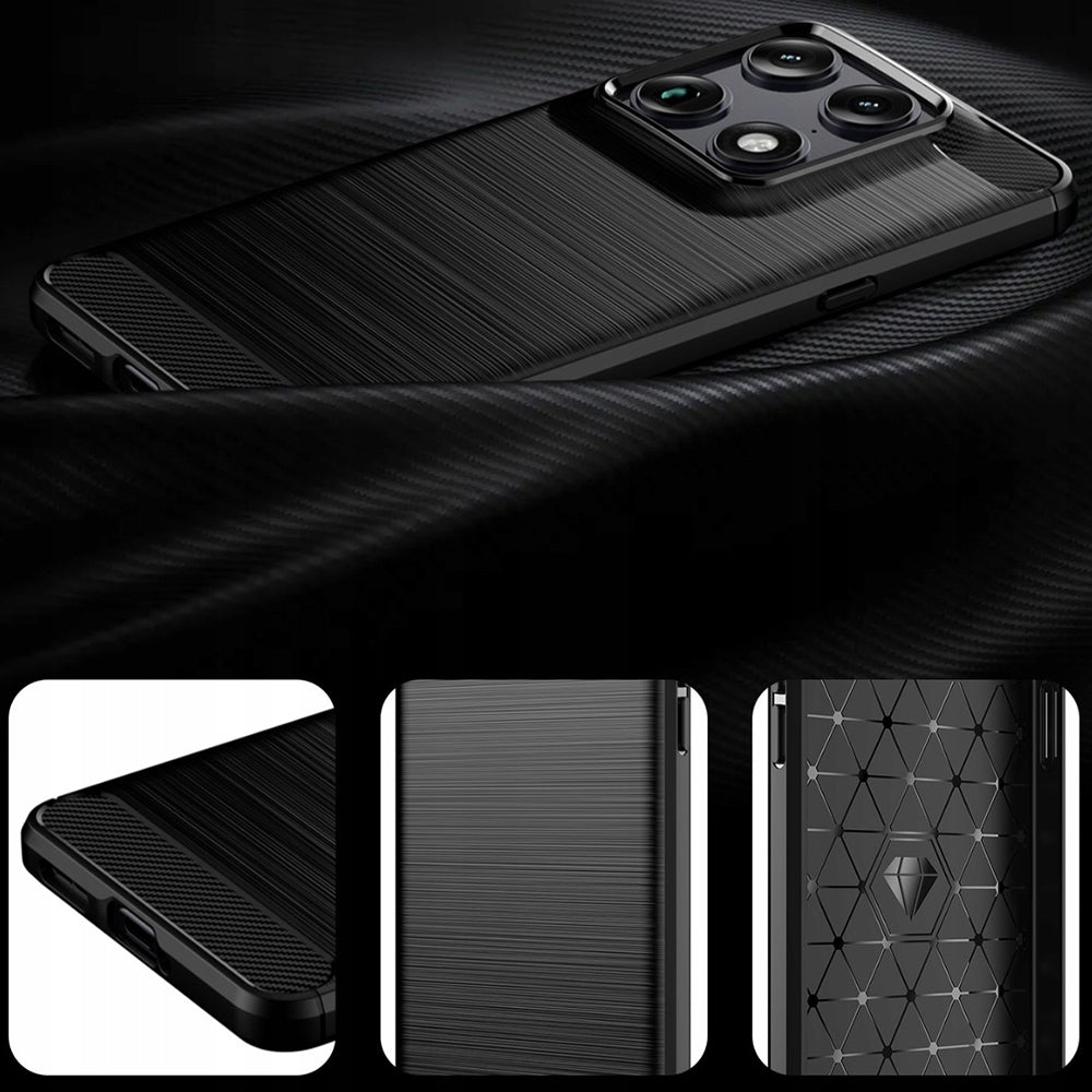 Tok Motorola Edge 70 Ultra / Signature, Techsuit, Carbon, Fekete