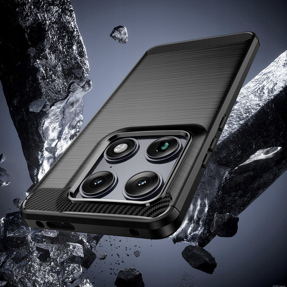 Tok Motorola Edge 70 Ultra / Signature, Techsuit, Carbon, Fekete