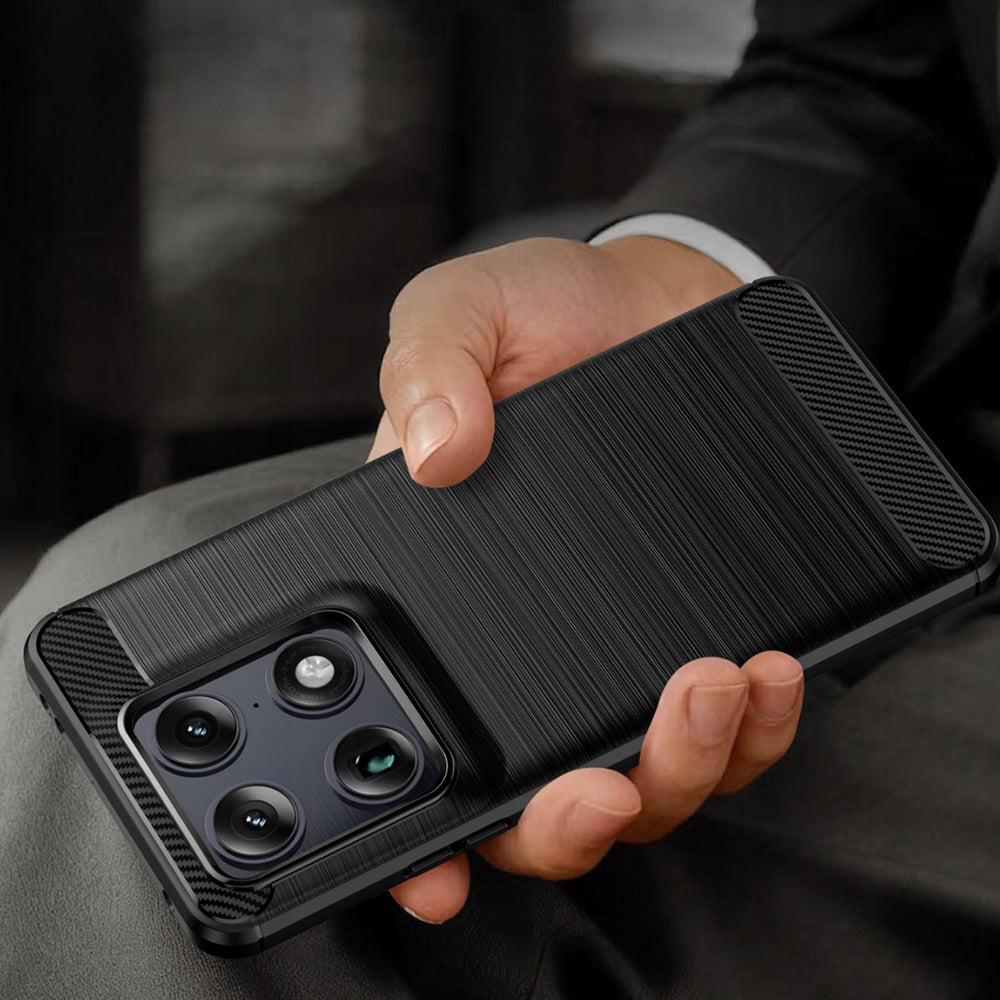 Tok Motorola Edge 70 Ultra / Signature, Techsuit, Carbon, Fekete