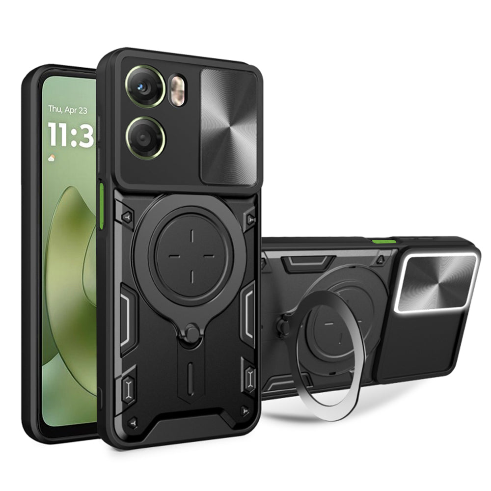 Tok Motorola Moto G06-hoz, Techsuit, CamGuard Pro, Fekete