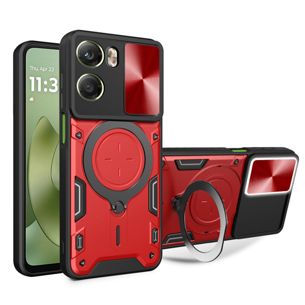 Tok Motorola Moto G06-hoz, Techsuit, CamGuard Pro, Piros