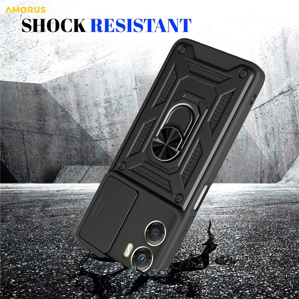 Tok Motorola Moto G06-hoz, Techsuit, CamShield, Kék
