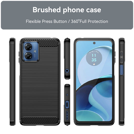 Tok a Motorola Moto G14-hez, Techsuit, karbon, fekete