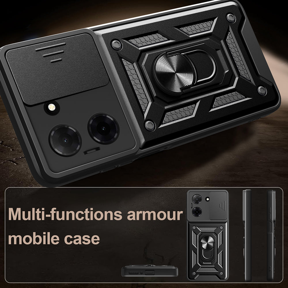 Tok Motorola Moto G47 / G37-hez, Techsuit, CamShield, Kék