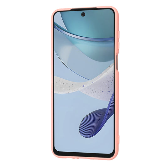 Tok a Motorola Moto G53-hoz, Techsuit, SoftFlex, Világos rózsaszín
