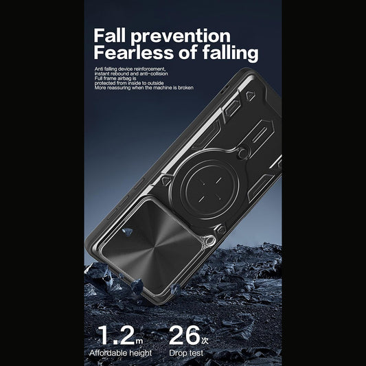 Tok Motorola Moto G67 Power / G57 Power készülékhez, Techsuit, CamGuard Pro, Fekete