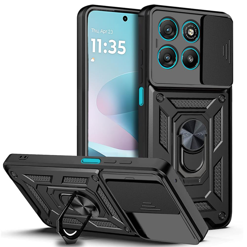 Tok Motorola Moto G67 Power / G57 Power készülékhez, Techsuit, CamShield, Fekete