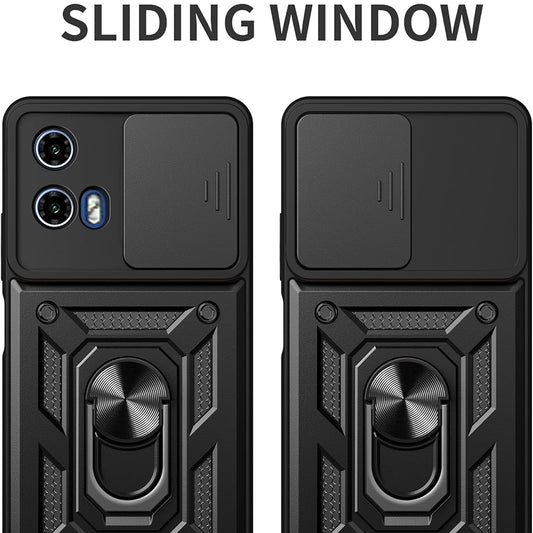 Tok Motorola Moto G67 Power / G57 Power készülékhez, Techsuit, CamShield, Fekete