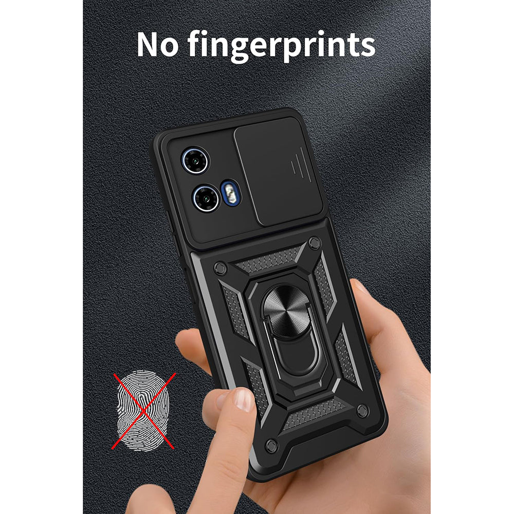 Tok Motorola Moto G67 Power / G57 Power készülékhez, Techsuit, CamShield, Fekete