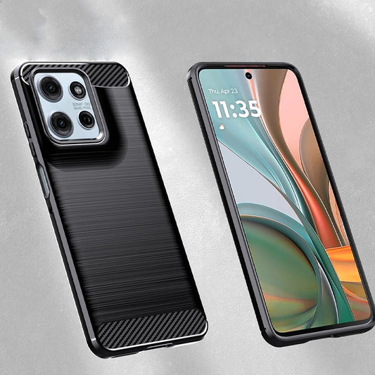 Tok Motorola Moto G67 Power / G57 Power készülékhez, Techsuit, Szén, Fekete