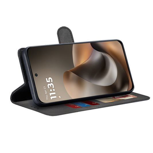 Tok Motorola Moto G77 / G67 készülékhez, Techsuit, Diary Book, Fekete