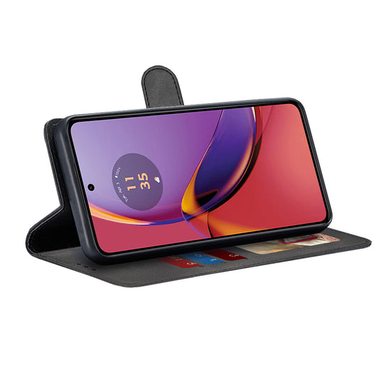 Tok a Motorola Moto G84-hez, Techsuit, Diary Book, Fekete