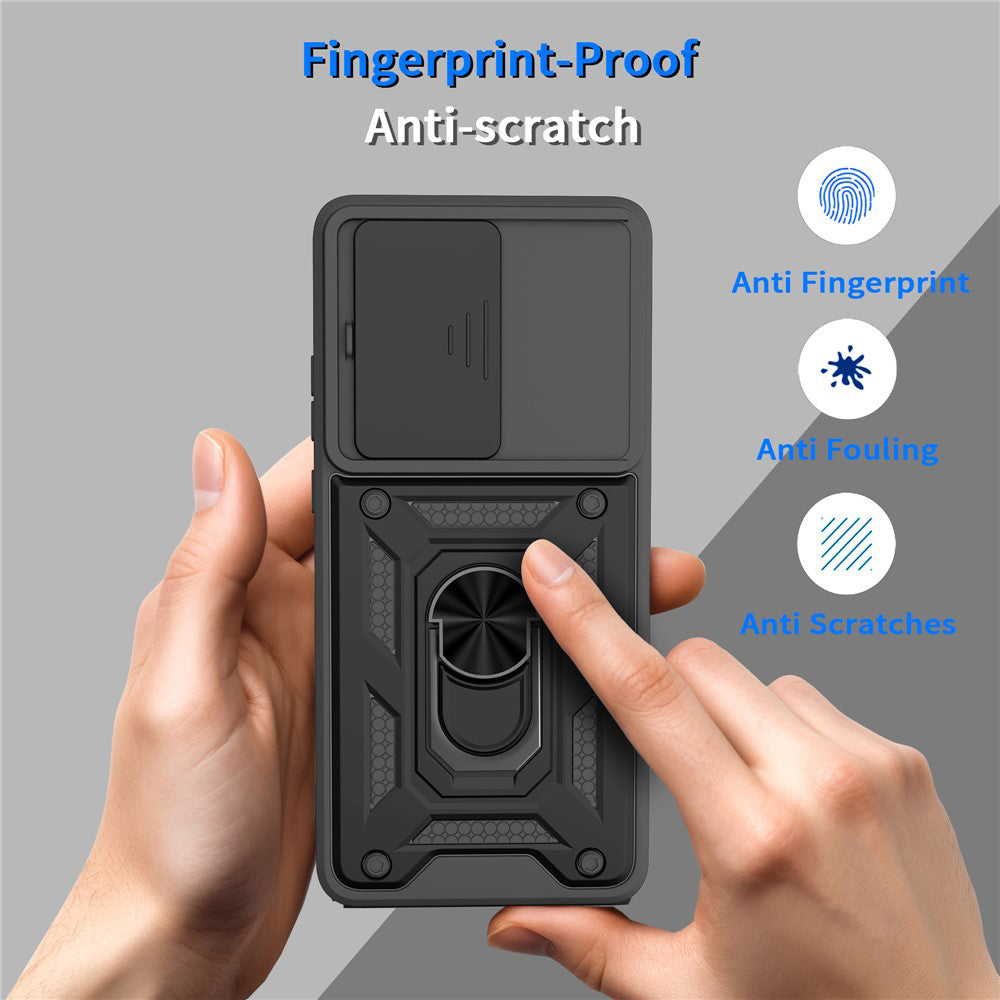Tok a Motorola Moto G86 Power készülékhez, Techsuit, CamShield, fekete
