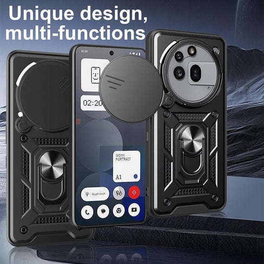 Tok a Nothing Phone (3a) Pro készülékhez, Techsuit, CamShield, Zöld
