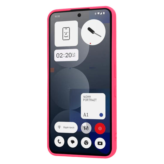 Tok a Nothing Phone (3a) Pro készülékhez, Techsuit, SoftFlex, Sötét rózsaszín