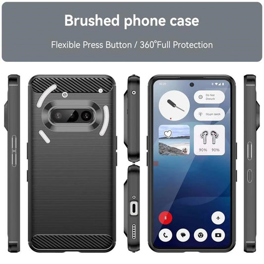 Tok a Nothing Phone (3a) készülékhez, Techsuit, karbon, fekete