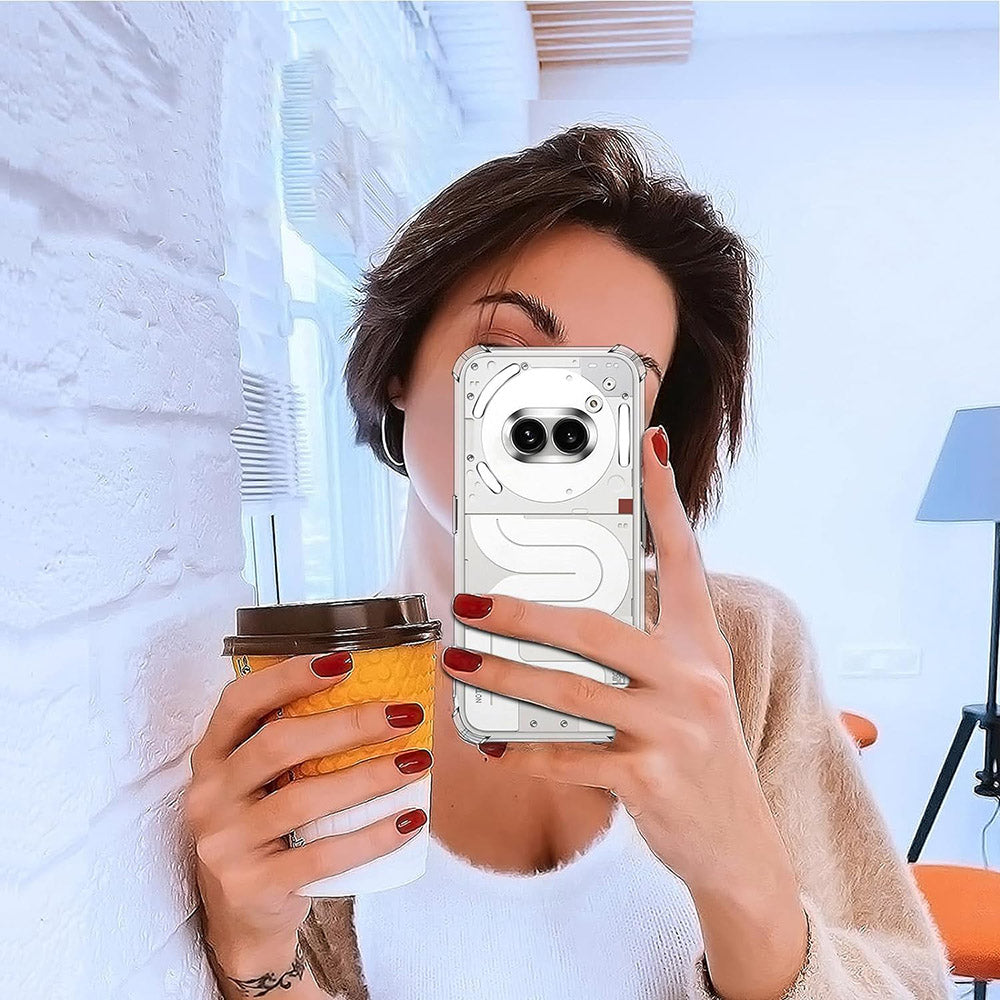 Tok a Nothing Phone (4a) Pro-hoz, Techsuit, Ütésálló Átlátszó, Átlátszó