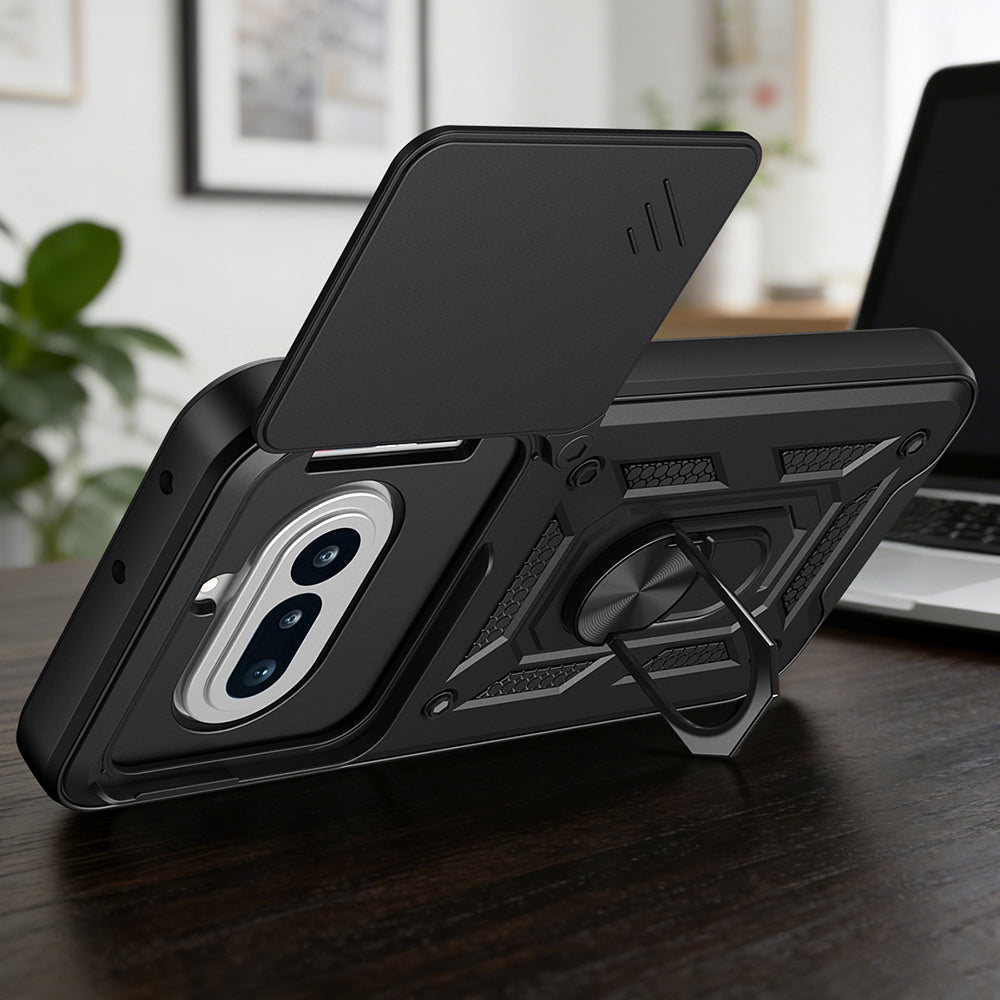 Tok a Nothing Phone (4a) készülékhez, Techsuit, CamShield, Fekete