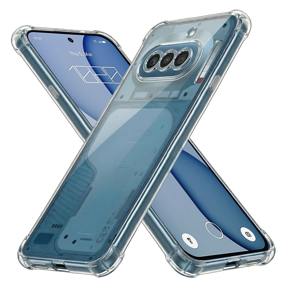 Tok a Nothing Phone (4a) készülékhez, Techsuit, Ütésálló Átlátszó, Átlátszó