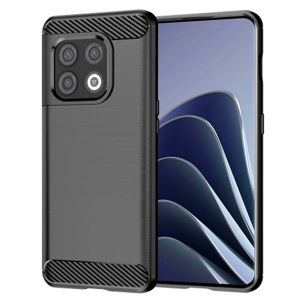 Tok OnePlus 10 Pro-hoz, Techsuit, Karbon, Fekete