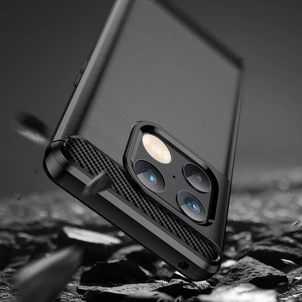 Tok OnePlus 10 Pro-hoz, Techsuit, Karbon, Fekete